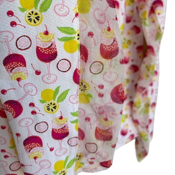 San Soleil NWT UV 50+ Long Sleeve Cooling Quarter Zip Polo Golf Shirt size M - Picture 8 of 11